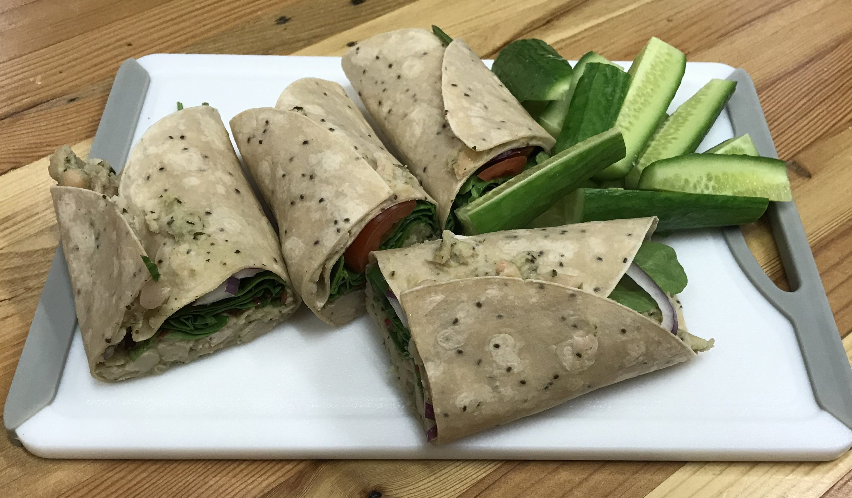 Pesto White Bean Wrap