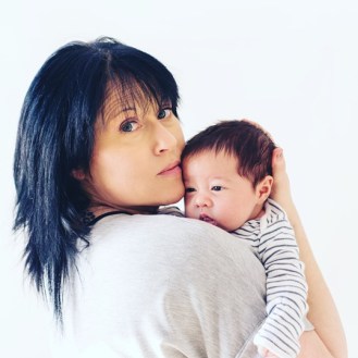 Natalie and Baby Michael