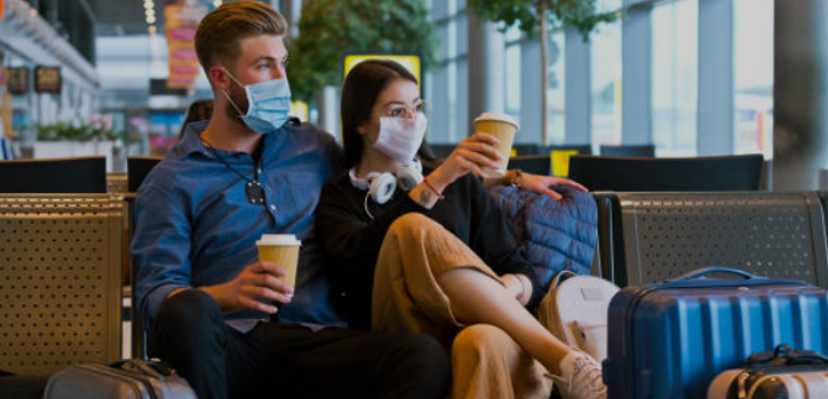 Airport Couple