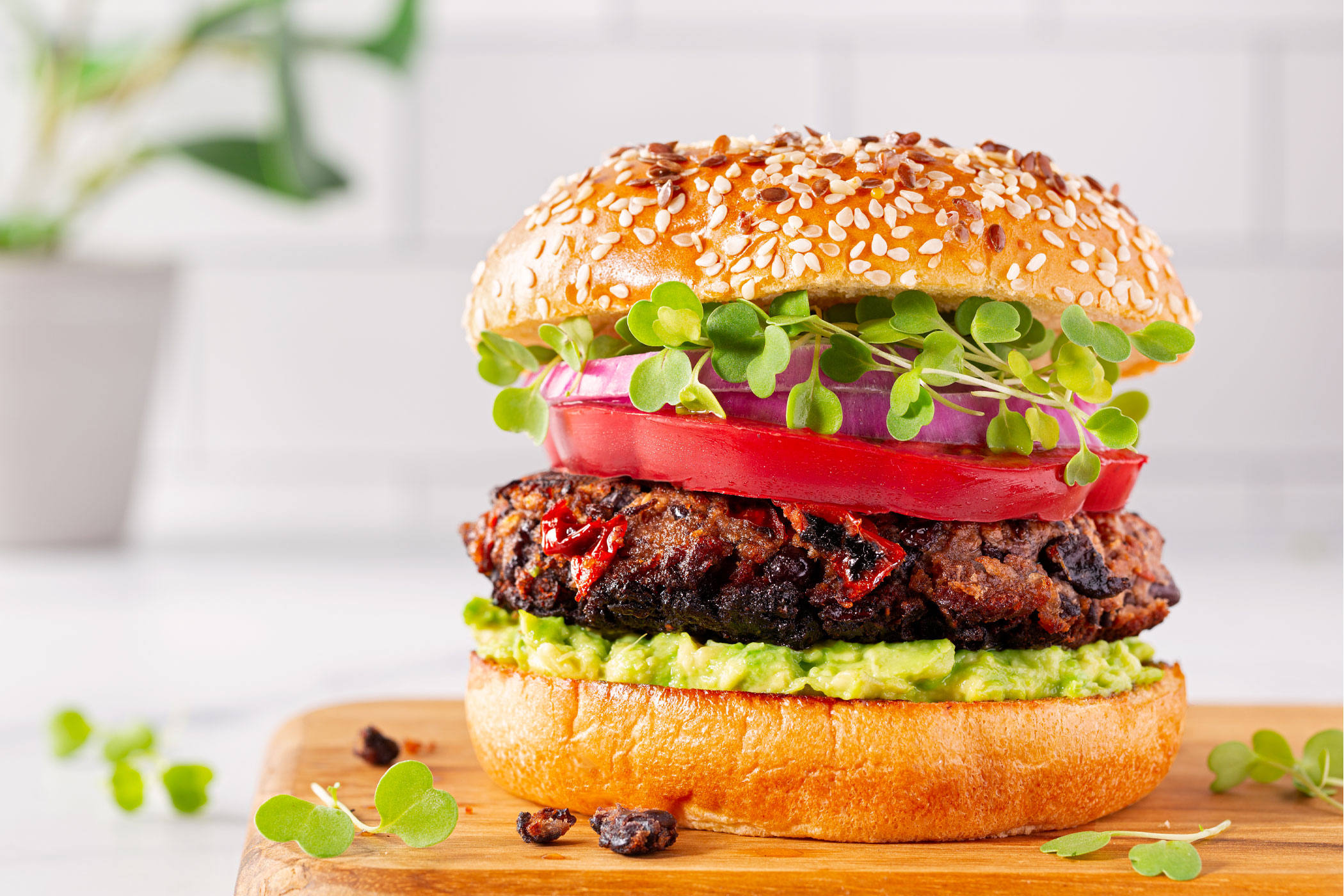 black bean burgers